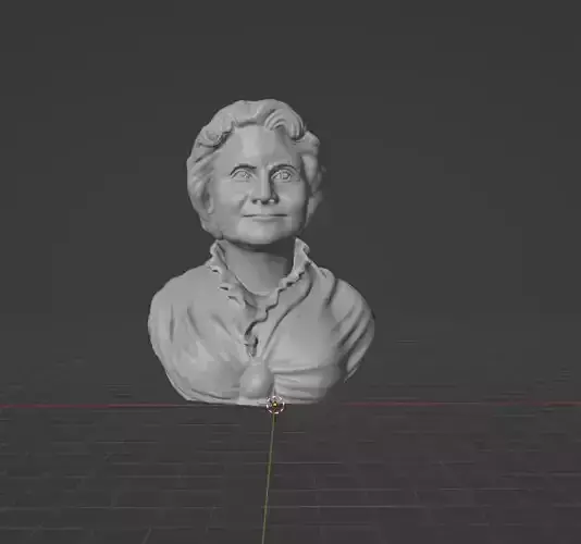 Maria Montessori 3D print model