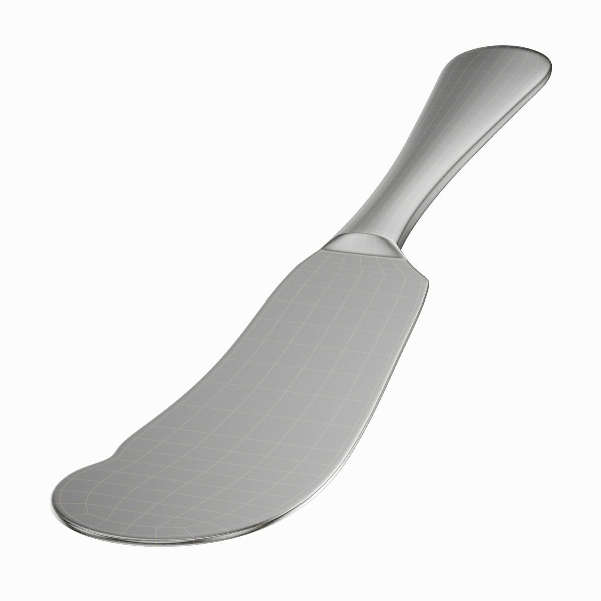 Butter Spreader Knife Generic Cutlery 3D model_12