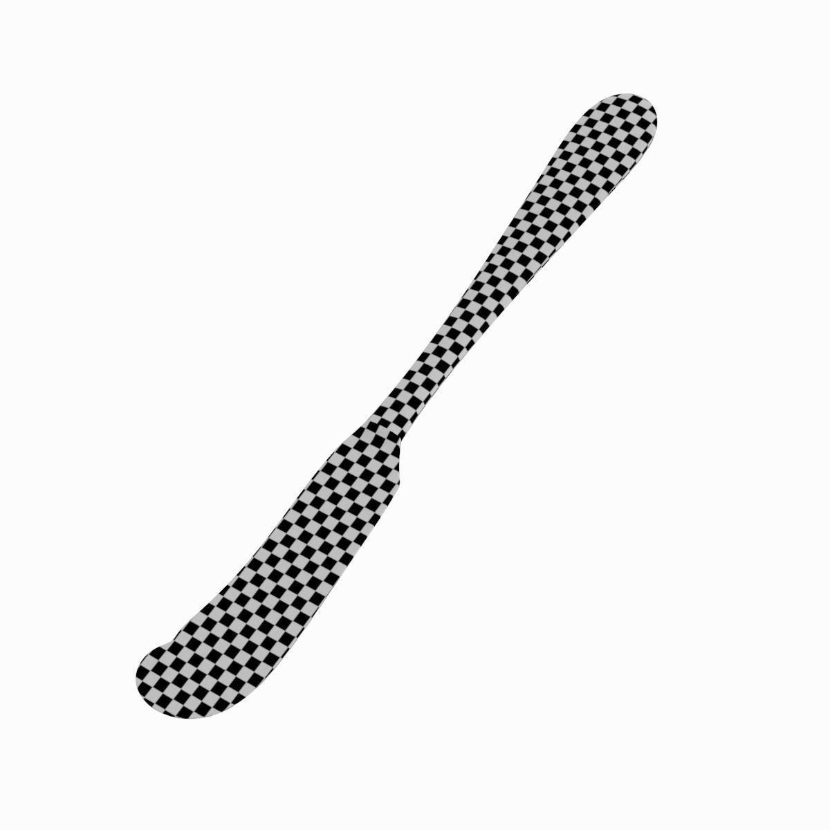 Butter Spreader Knife Generic Cutlery 3D model_14