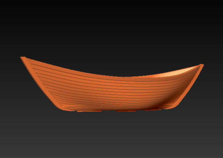 Boat Planter 3D print model_4