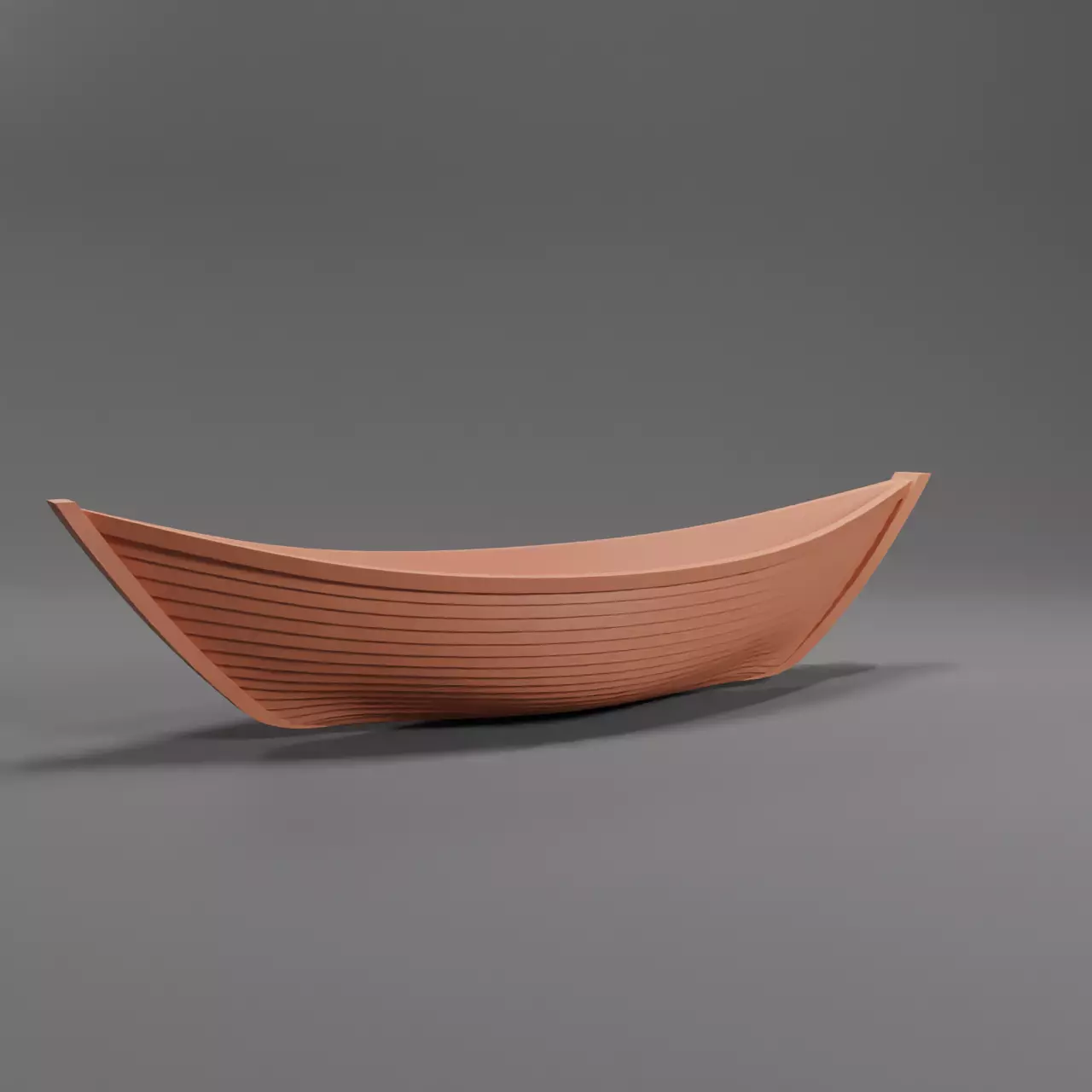 Boat Planter 3D print model_0