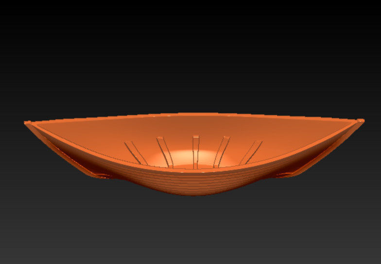 Boat Planter 3D print model_2