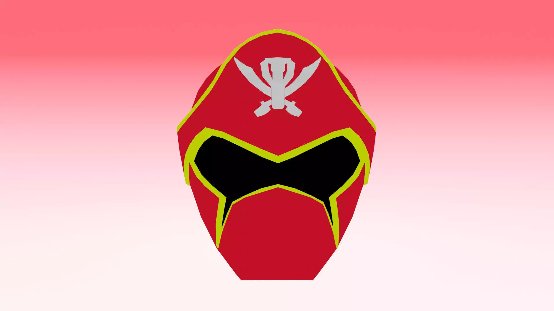 Helmet GokaiRed Free 3D print model