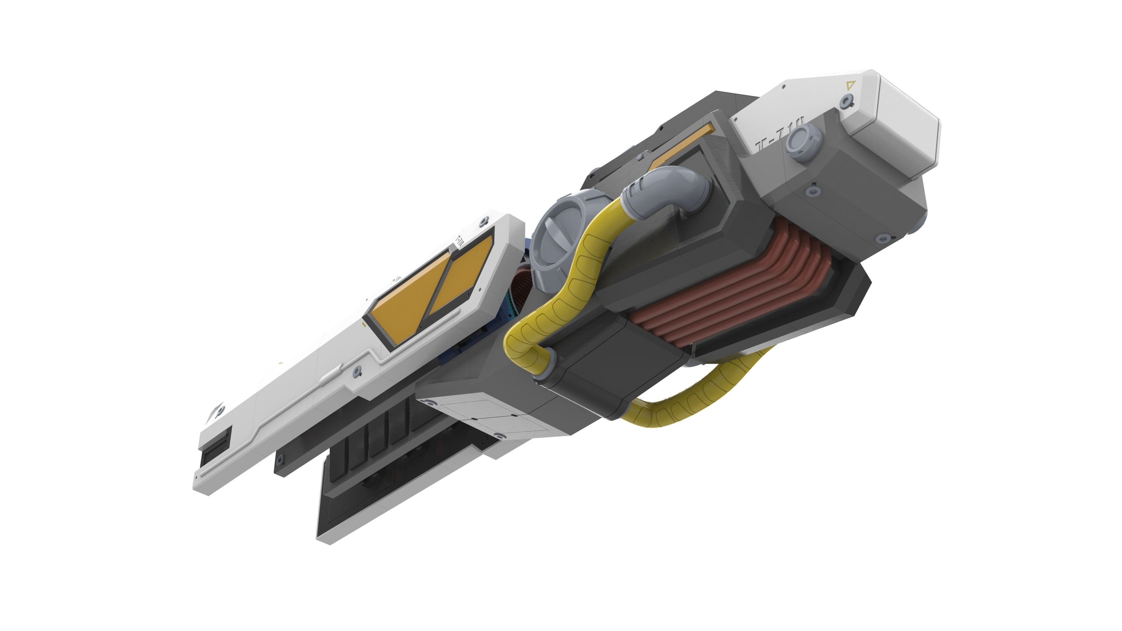 Winston Tesla Cannon - Overwatch - STL CAD - Commercial 3D print model_6