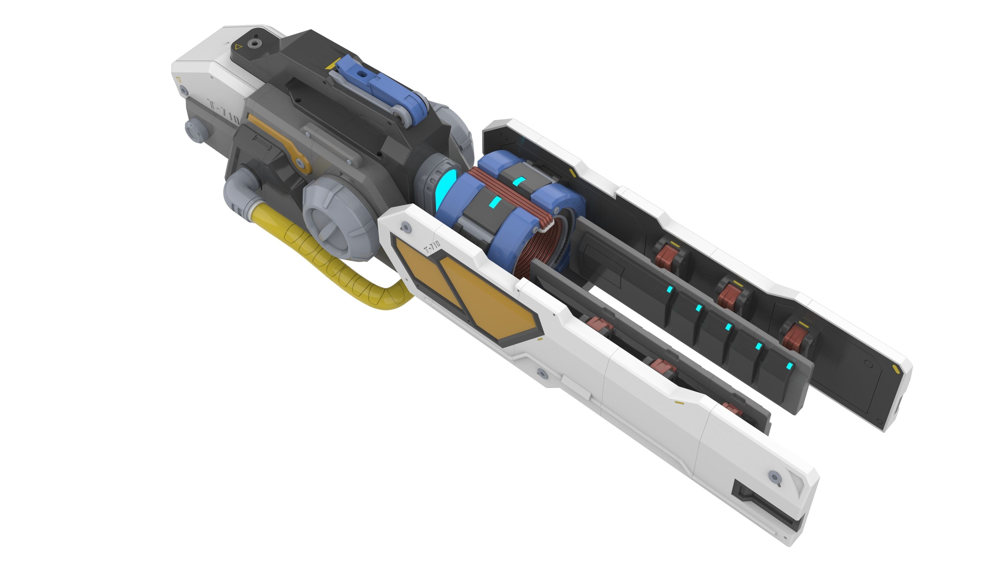 Winston Tesla Cannon - Overwatch - STL CAD - Commercial 3D print model_4