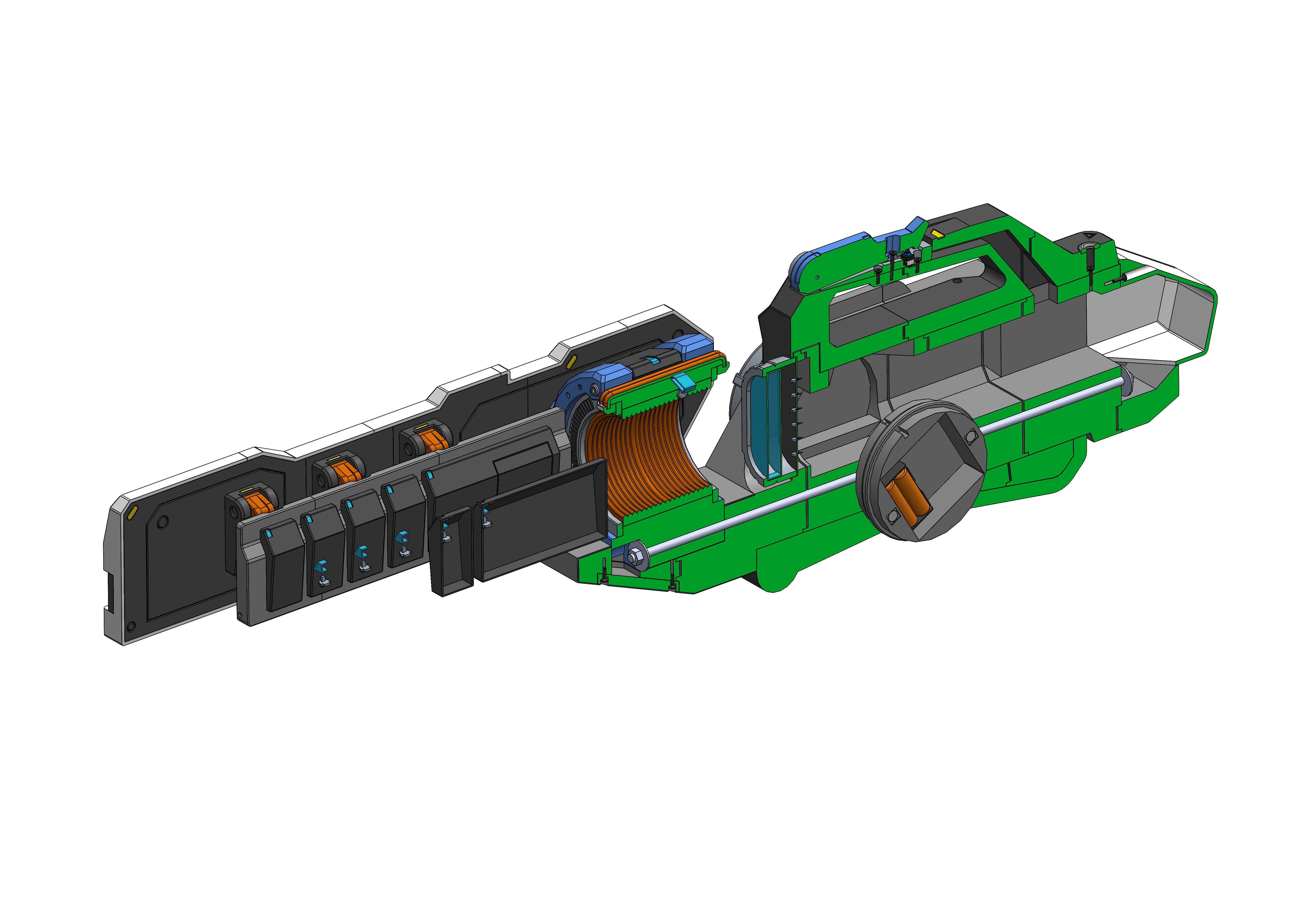 Winston Tesla Cannon - Overwatch - STL CAD - Commercial 3D print model_13