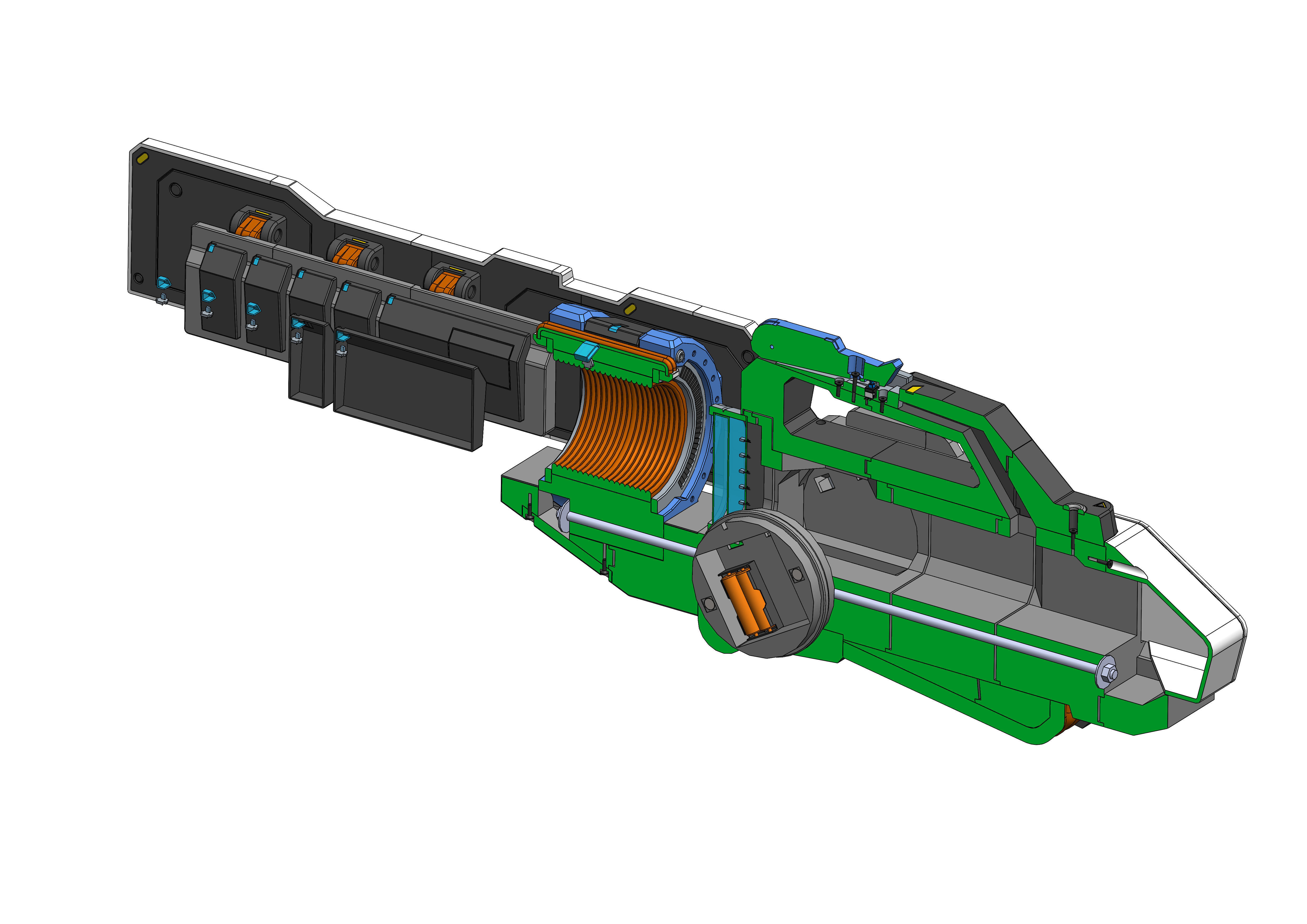 Winston Tesla Cannon - Overwatch - STL CAD - Commercial 3D print model_14