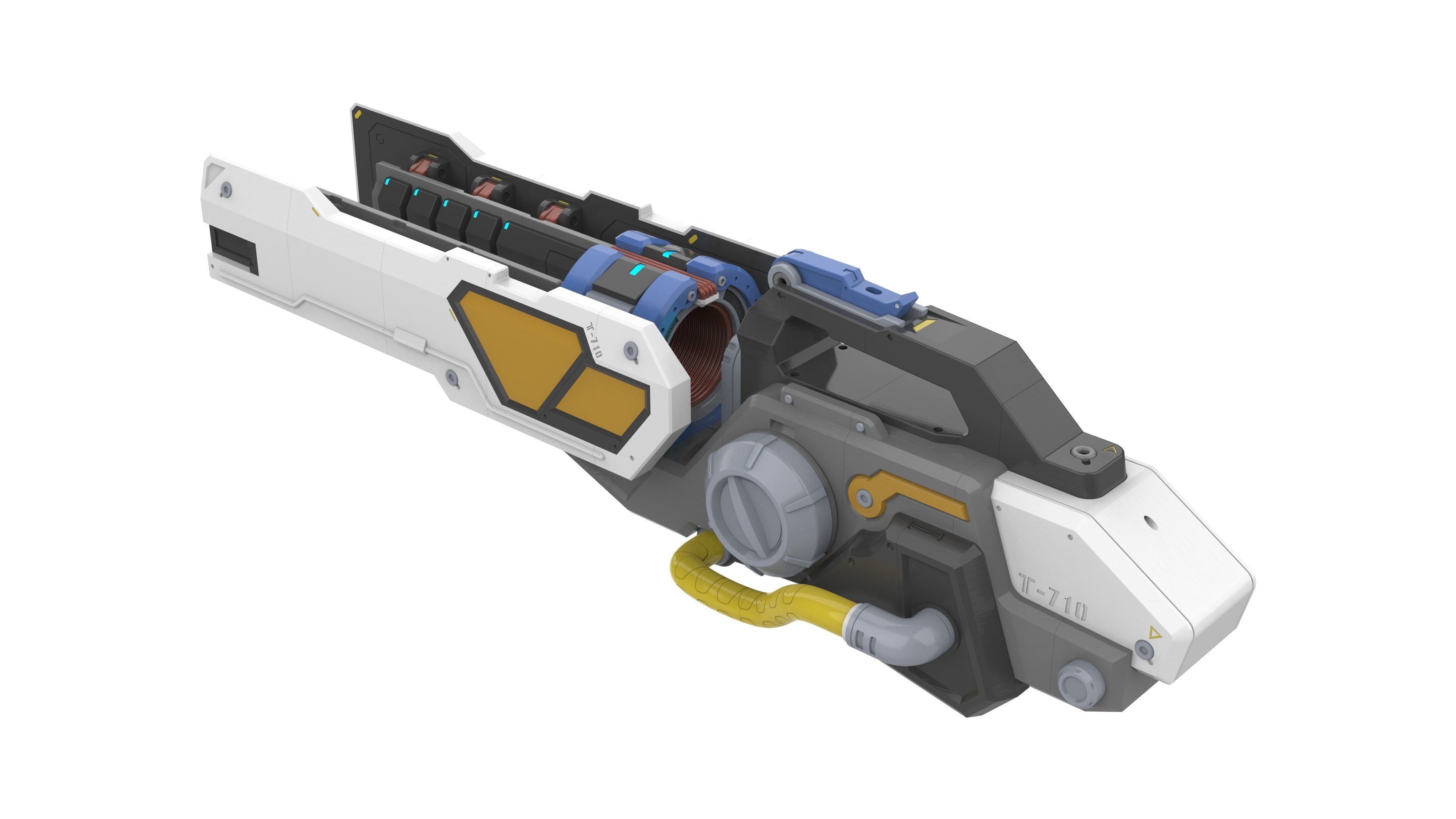 Winston Tesla Cannon - Overwatch - STL CAD - Commercial 3D print model_9