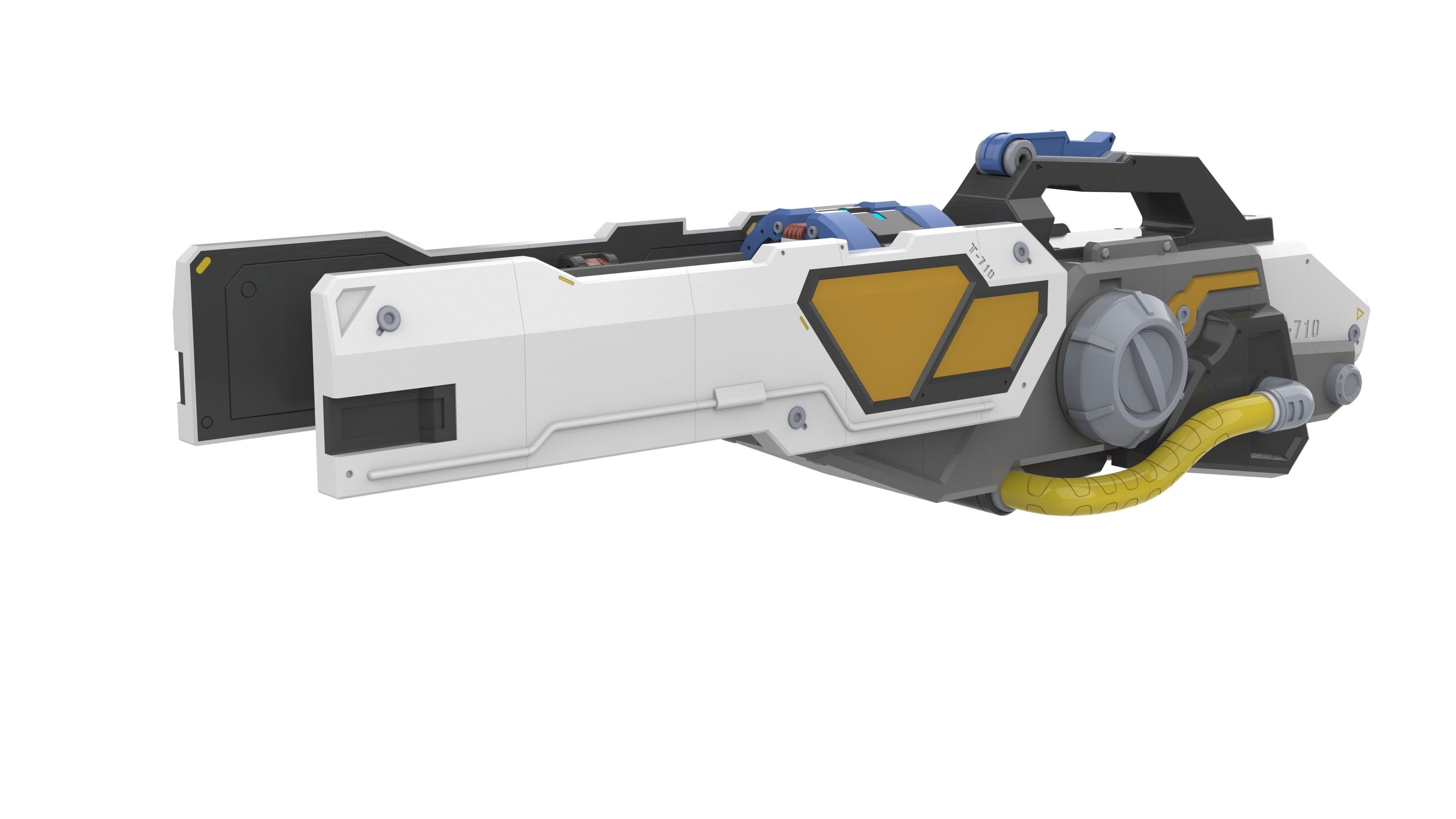Winston Tesla Cannon - Overwatch - STL CAD - Commercial 3D print model_16