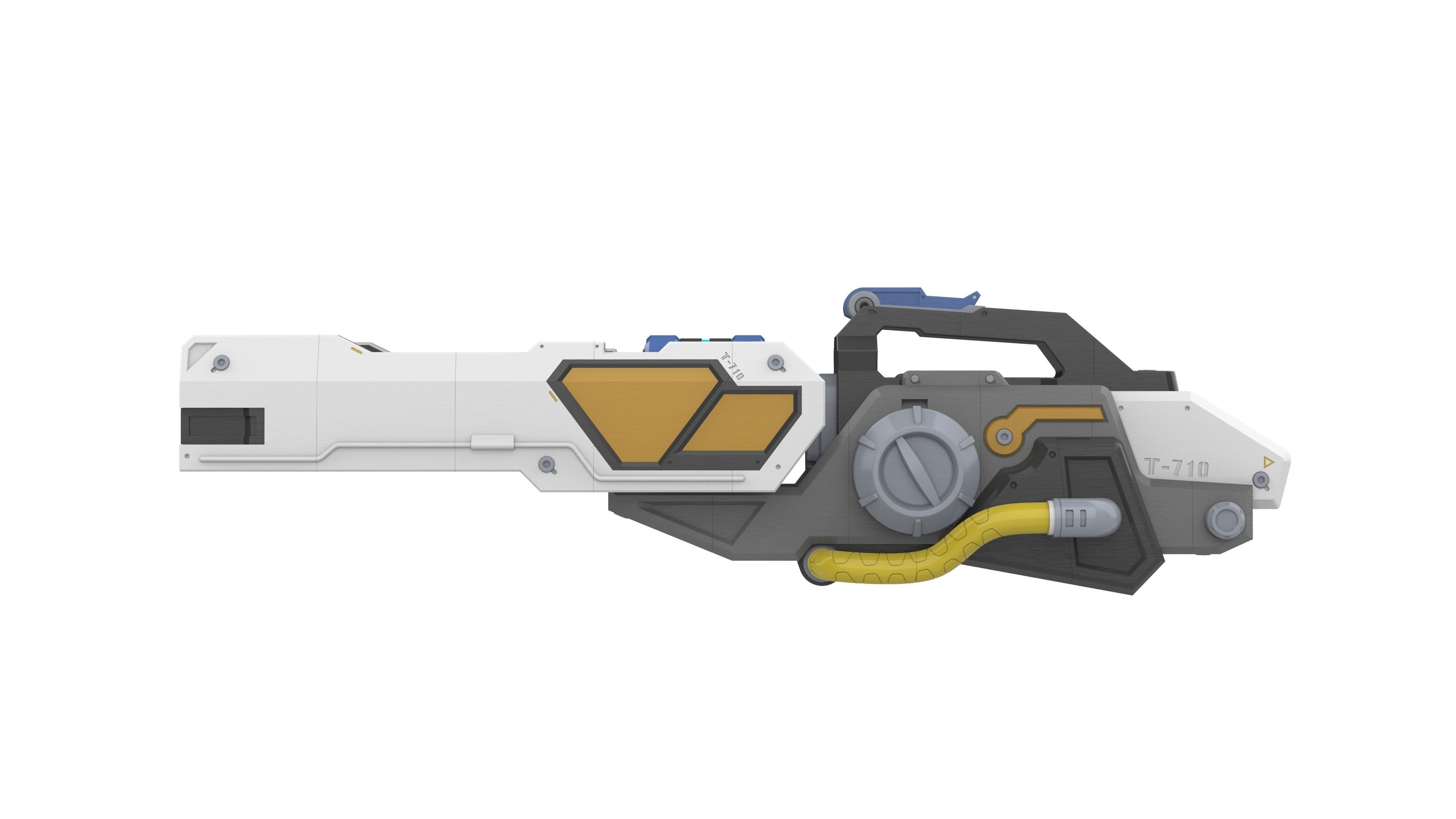 Winston Tesla Cannon - Overwatch - STL CAD - Commercial 3D print model_7