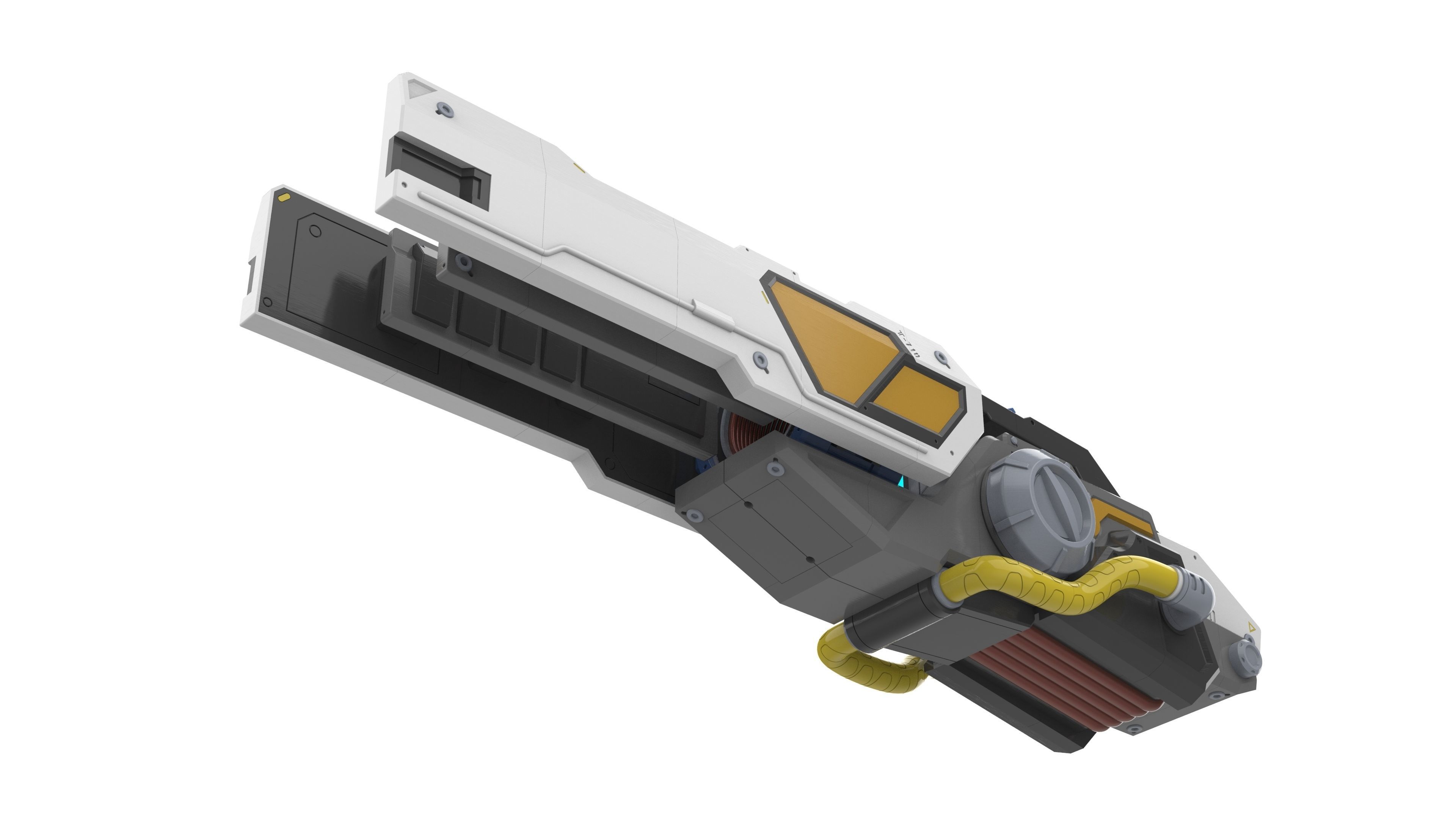 Winston Tesla Cannon - Overwatch - STL CAD - Commercial 3D print model_5