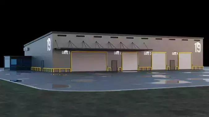 Warehouse Storage Building Exterior