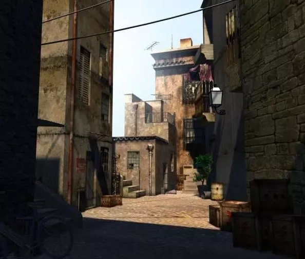Old Street Alley  3D model_0