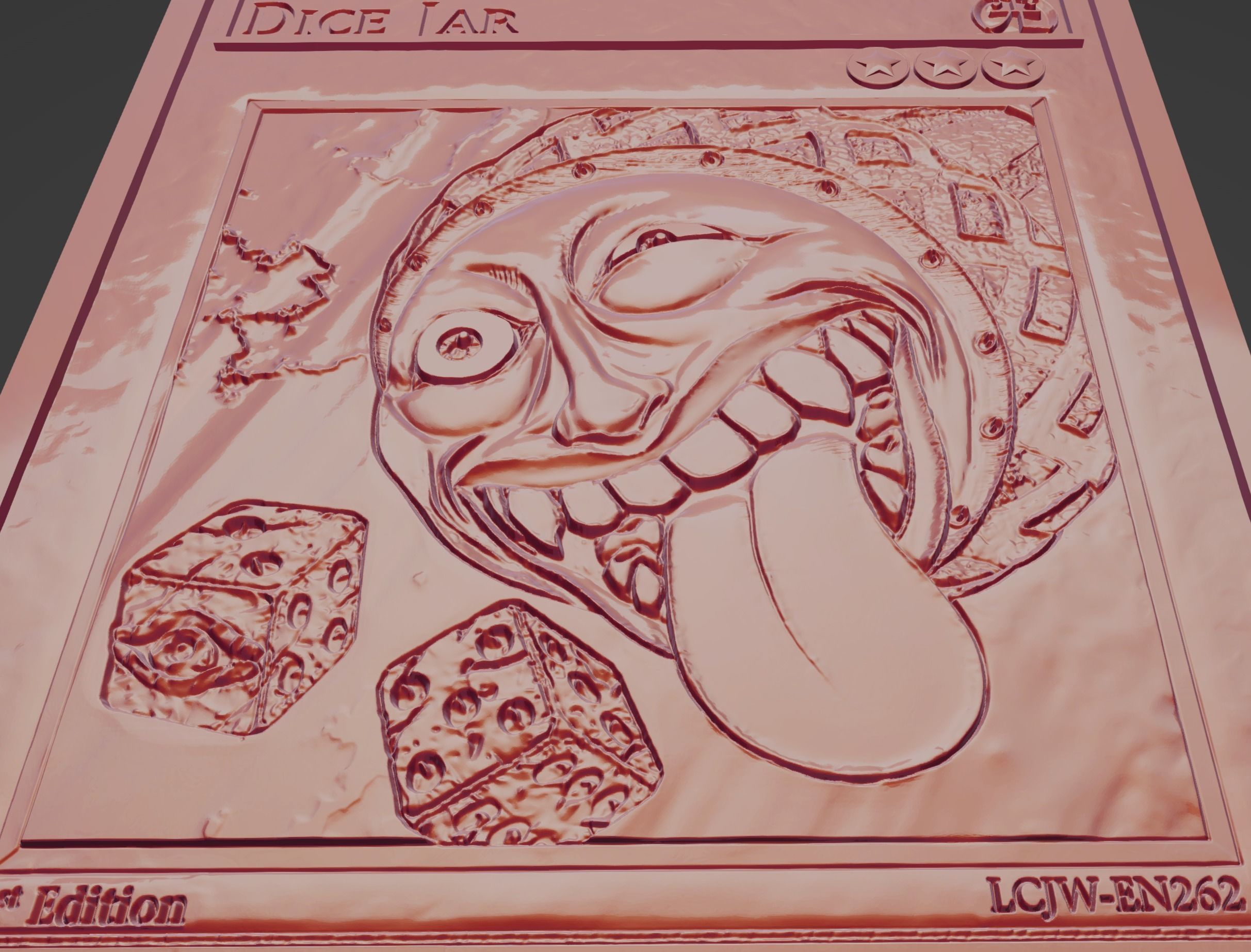 dice jar yugioh 3D model 3D printable CGTrader