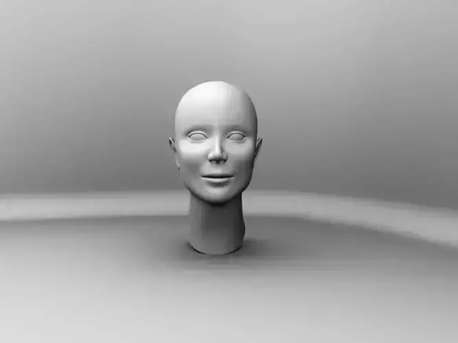 Human Head Model Free 3D model