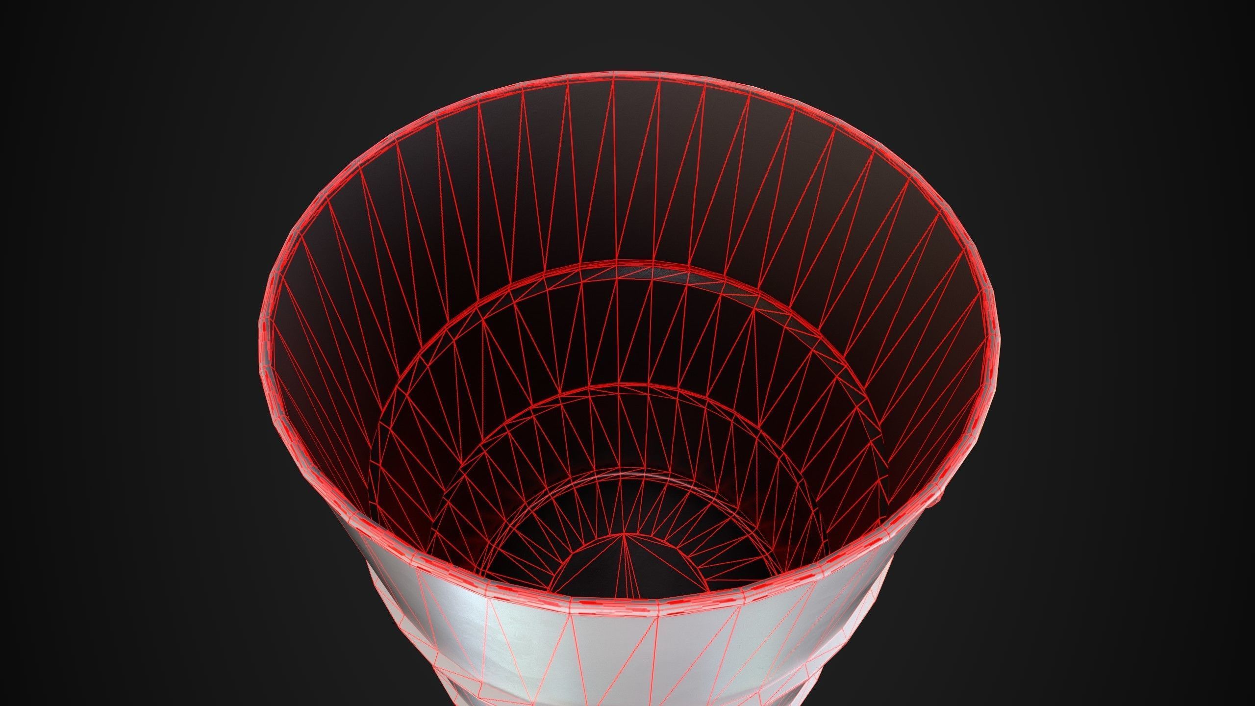 Oil Barrel 2 Open Low-poly 3D model_29