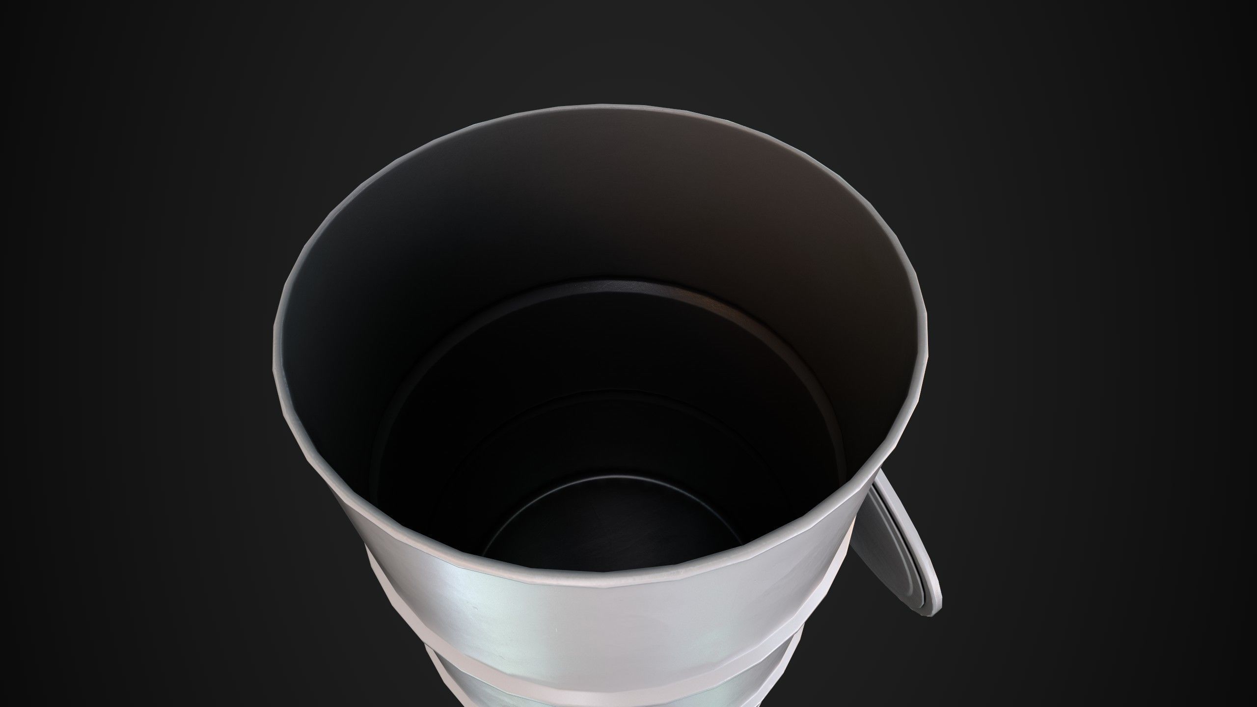 Oil Barrel 2 Open Low-poly 3D model_34