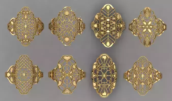 new  14 rings Pati light weight 3dm