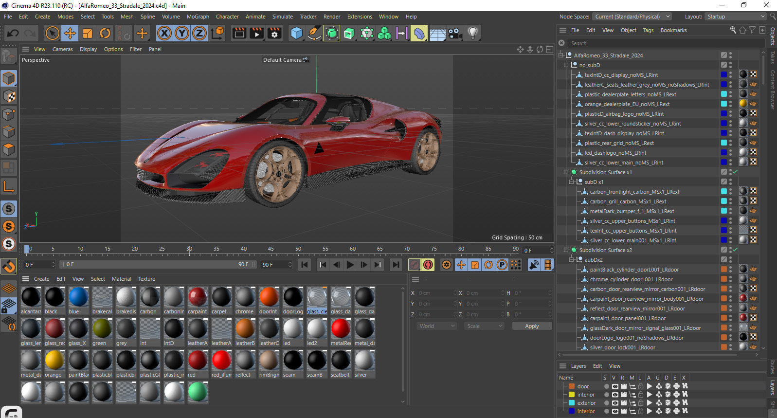 Alfa Romeo 33 Stradale 2024 3D model_44