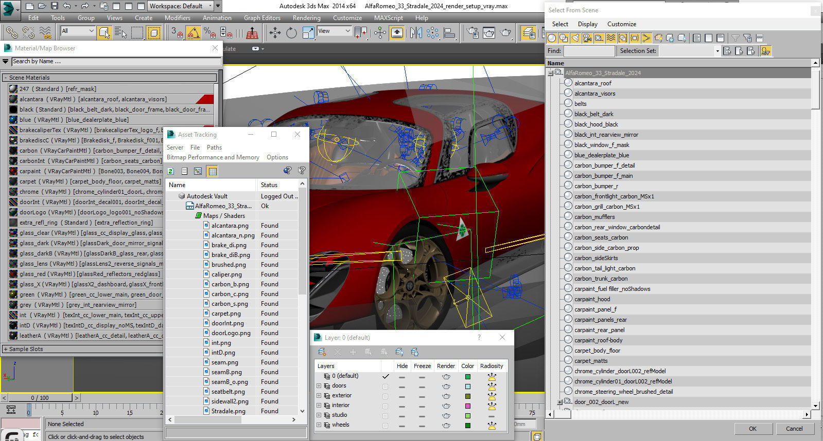 Alfa Romeo 33 Stradale 2024 3D model_43