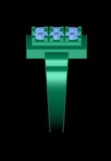 fasion ring for daimonds 3D print model_12