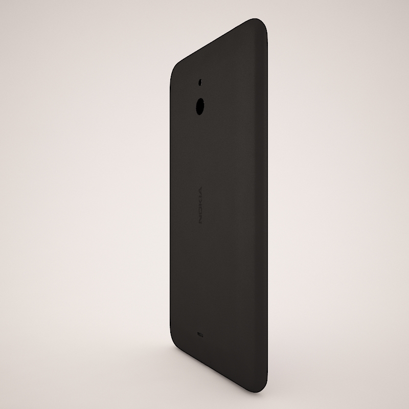 Nokia Lumia 1320 Black 3D model_10