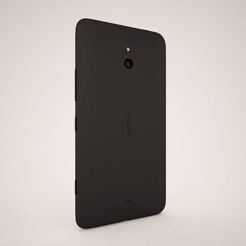 Nokia Lumia 1320 Black 3D model_7