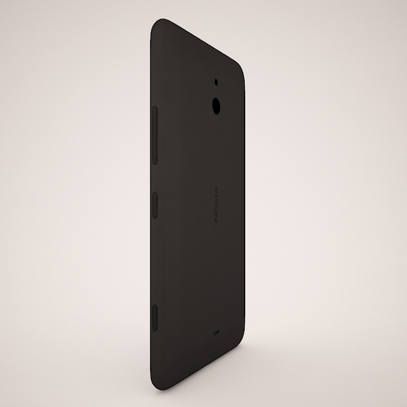 Nokia Lumia 1320 Black 3D model_6