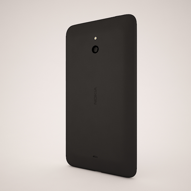 Nokia Lumia 1320 Black 3D model_9