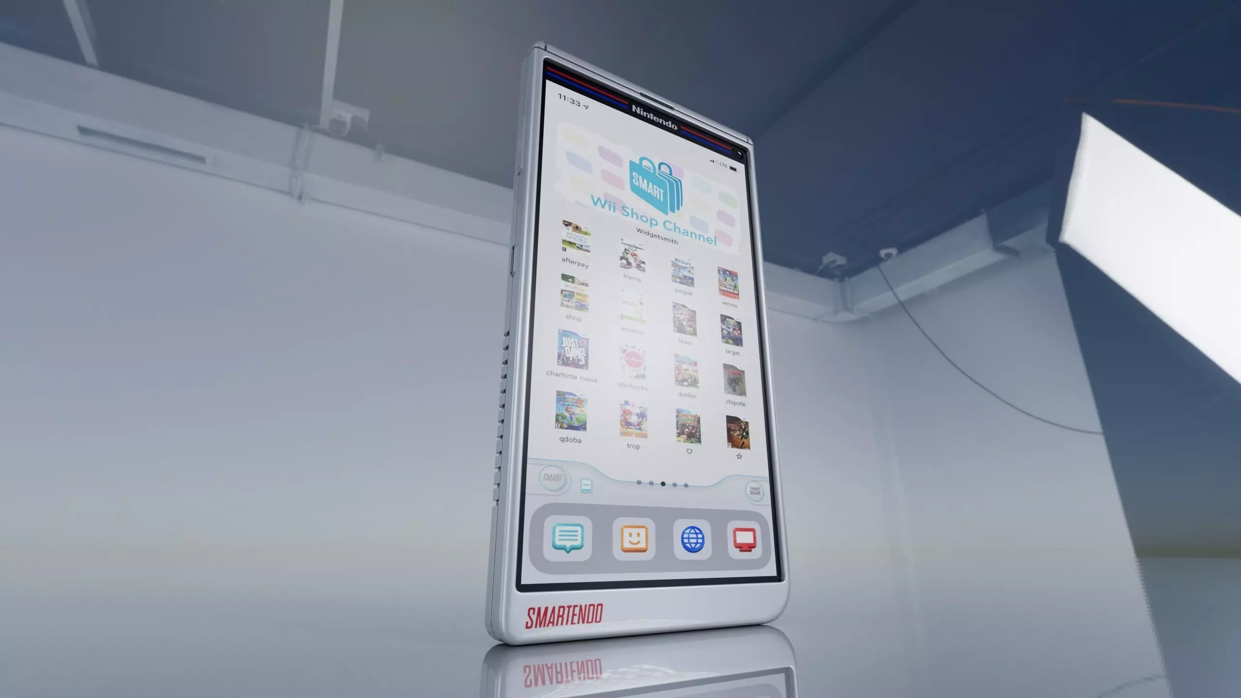 Nintendo Smartphone Low-poly 3D model