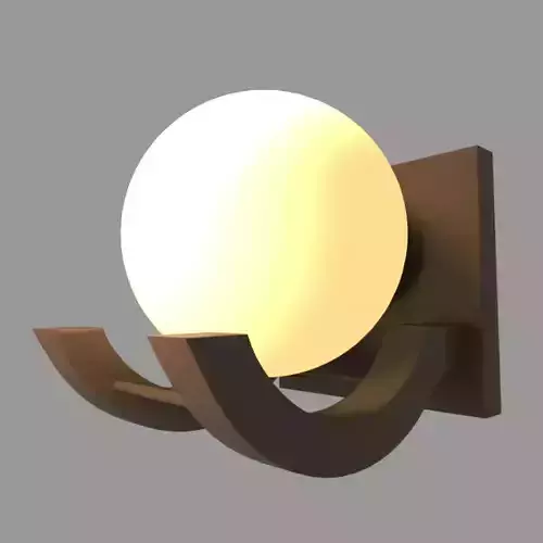 Wall Wooden Light