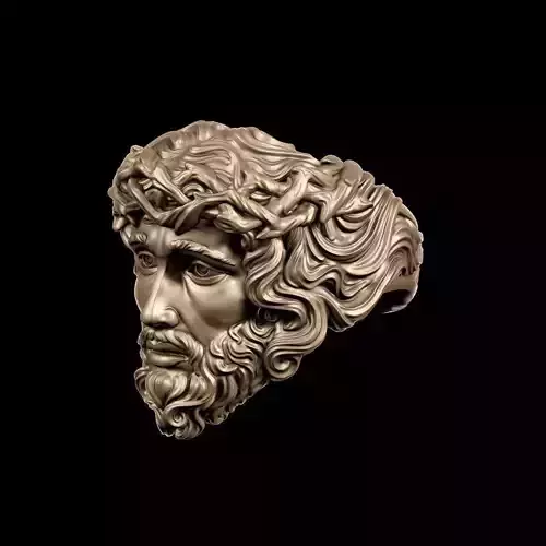 Jewelry model Jesus Ring