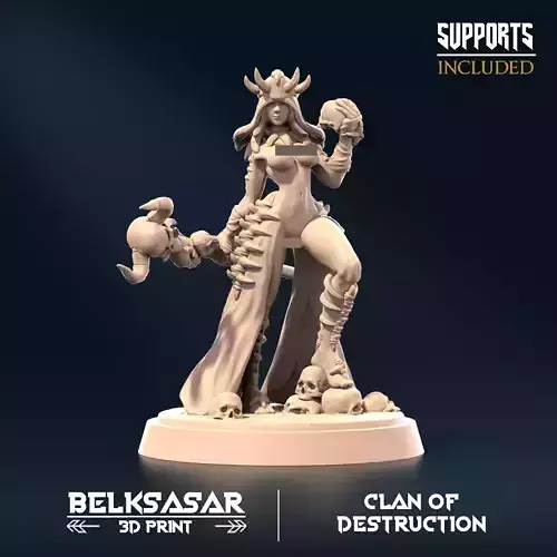Devourer of Destruction A Nude 3D print model