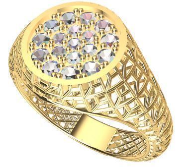 RING MAN DIRECT CASTING Texture 3D 3D print model_4