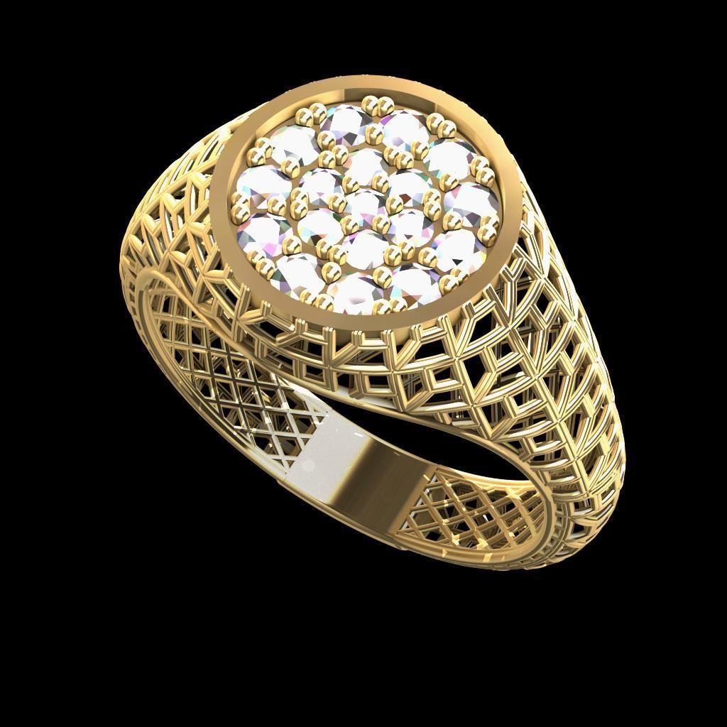 RING MAN DIRECT CASTING Texture 3D 3D print model_13