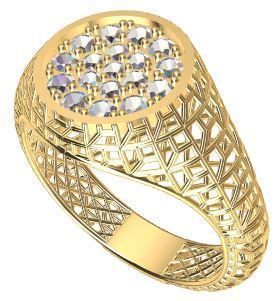 RING MAN DIRECT CASTING Texture 3D 3D print model_5