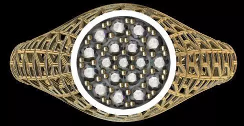 RING MAN DIRECT CASTING Texture 3D 3D print model_0