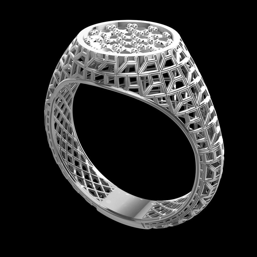 RING MAN DIRECT CASTING Texture 3D 3D print model_7