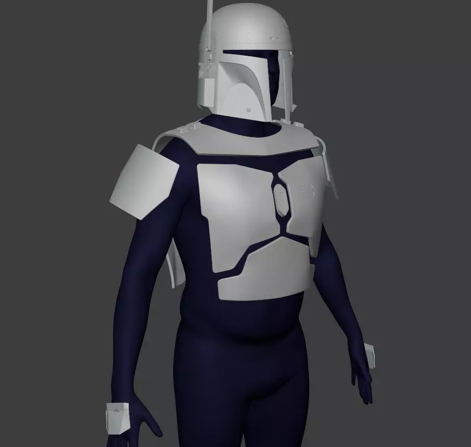 Boba Fett Cosplay Armor Set Pack 3D print model