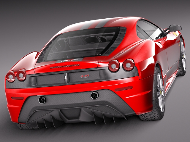 Ferrari f430 Scuderia 3D model_5