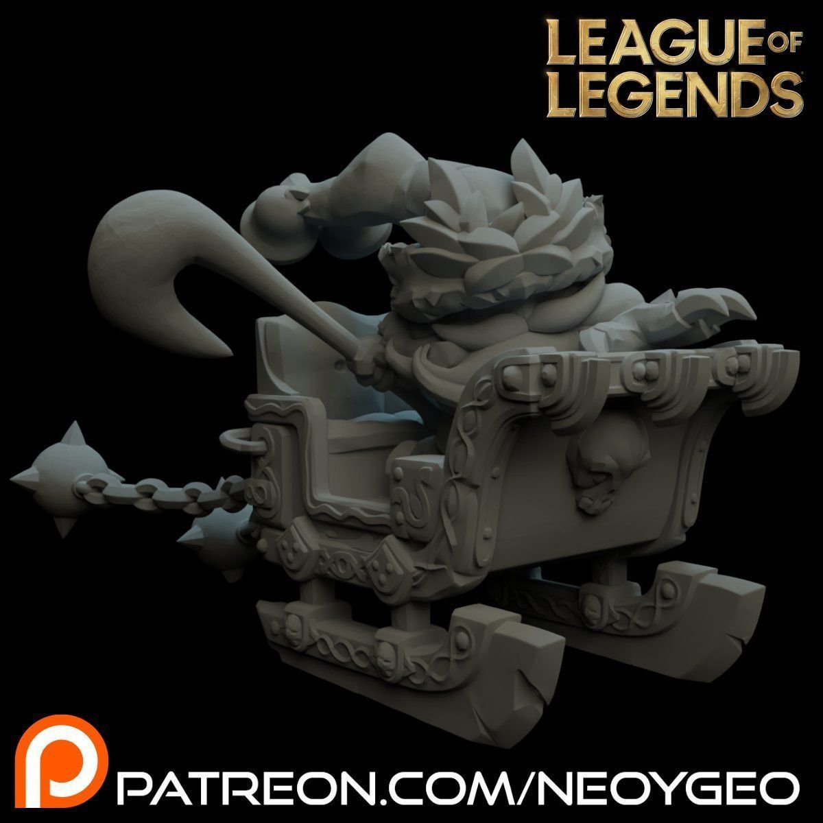 LEAGUE OF LEGENDS - MERRY CHRISTMAS PACK 3D print model_2