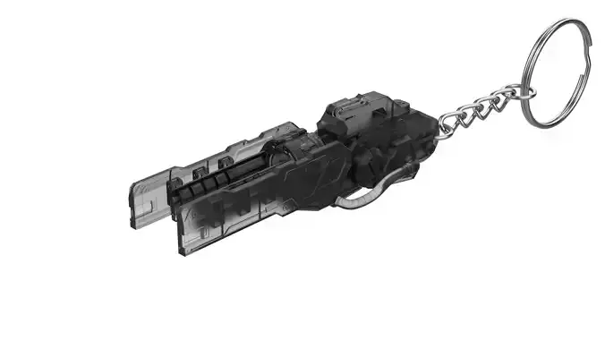 Keychain - Winston Tesla Cannon - Overwatch - Printable - STL  3D print model