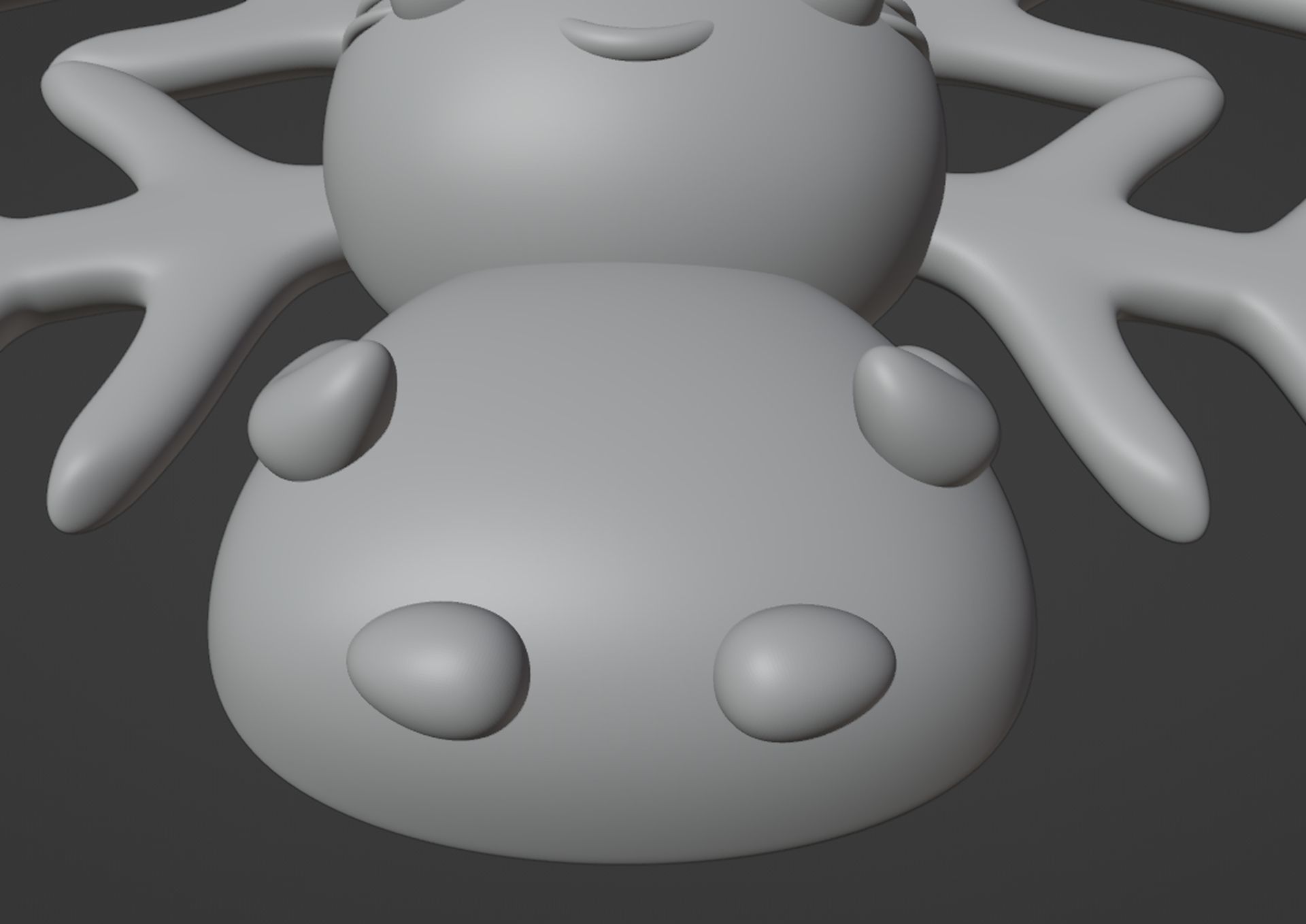 Snowflake Lady Christmas  hanging decoration 3D print model_8