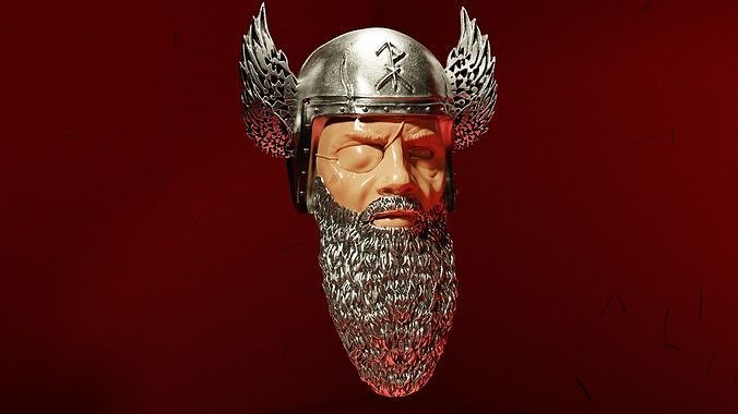 Odin Pendant 3D print model