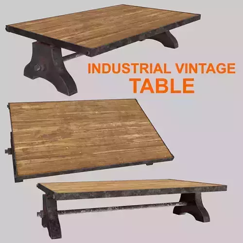 Industrial Vintage Table