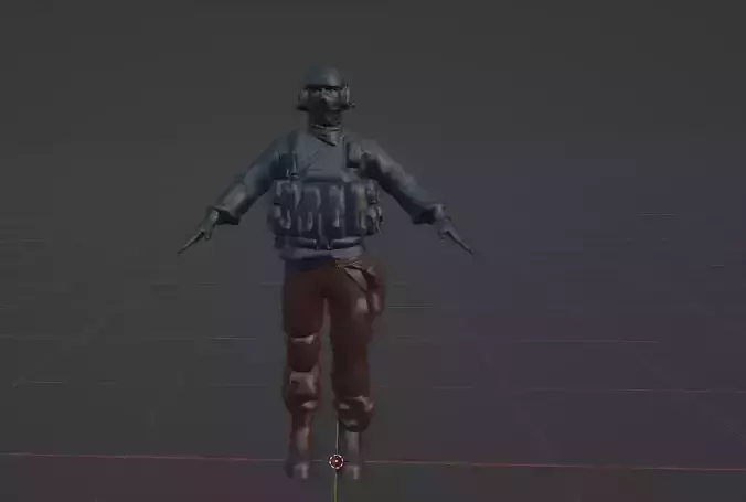 3D Soldier Character
