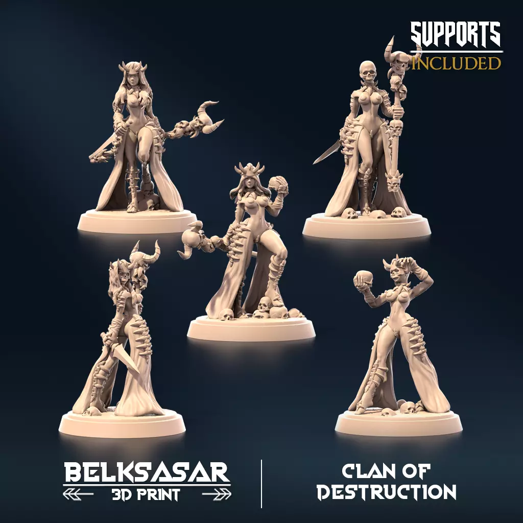 Devourer of Destruction  set x5 3D print model_0