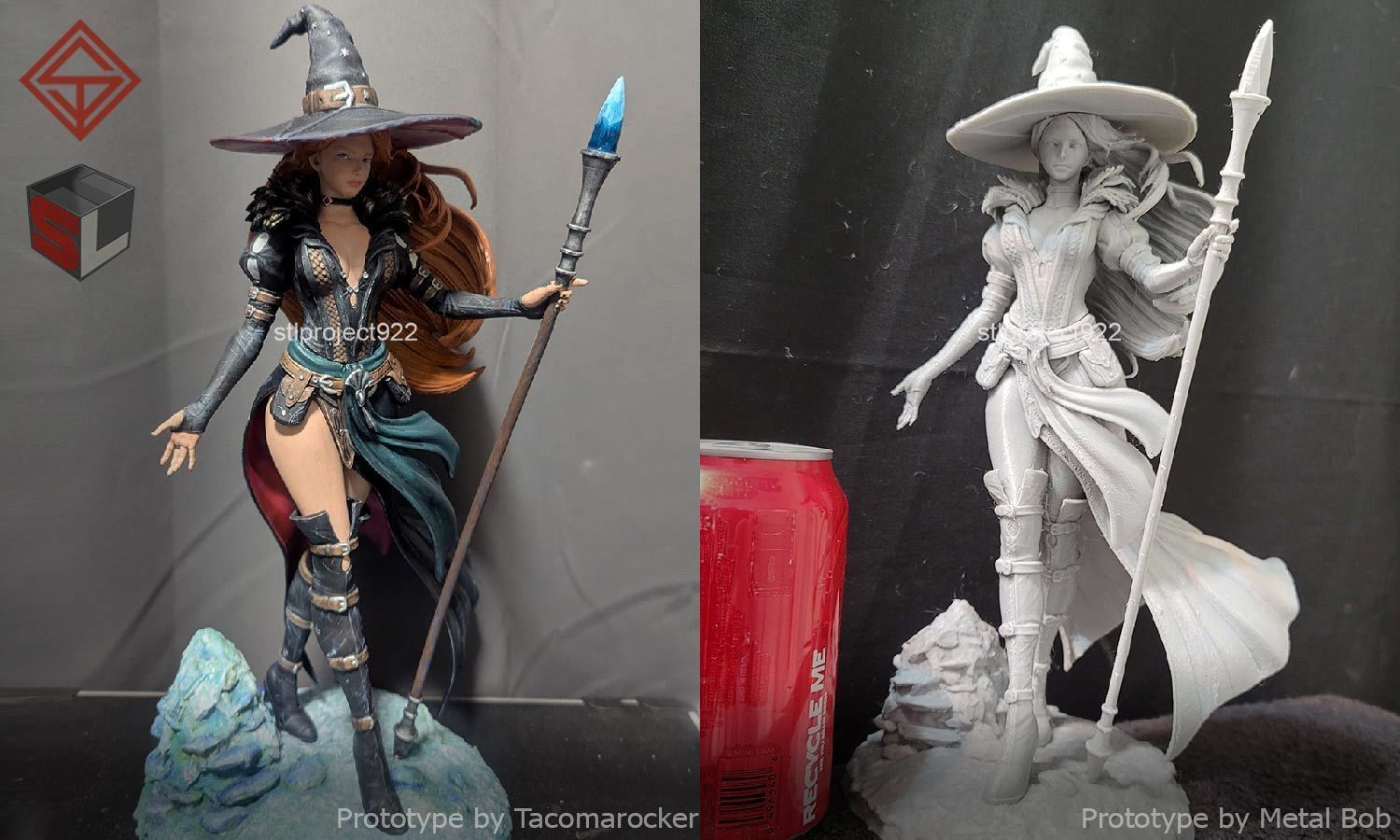 Sorceress 3D print model_2