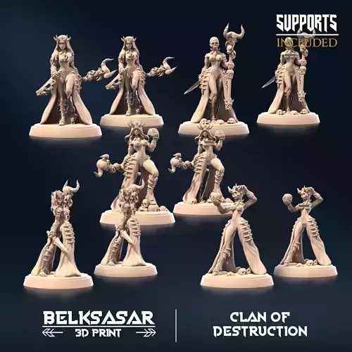 Devourer of Destruction  set x5 Normal and Nude