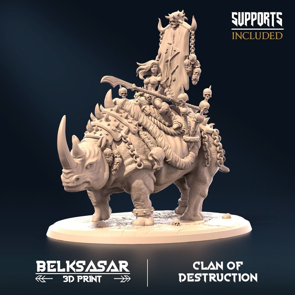 Errant of Destruction A Normal and Nude 3D print model_1